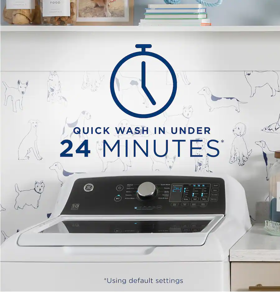 GE GTW585BSVWS 4.5 cu. ft. Top Load Washer — image 3